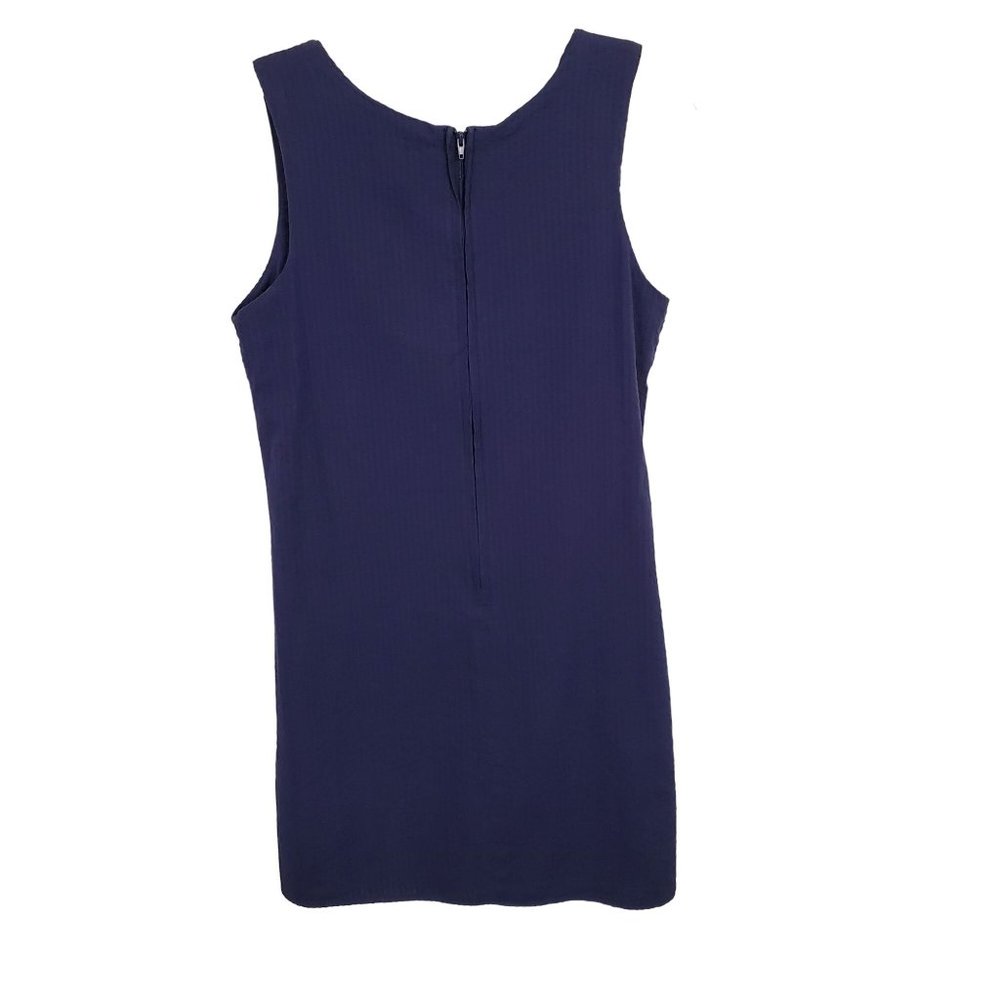 UO Kimchi Blue Size M Dress Seersucker Cotton Faux Wrap Ruffle Bow Sleeveless - Picture 3 of 6